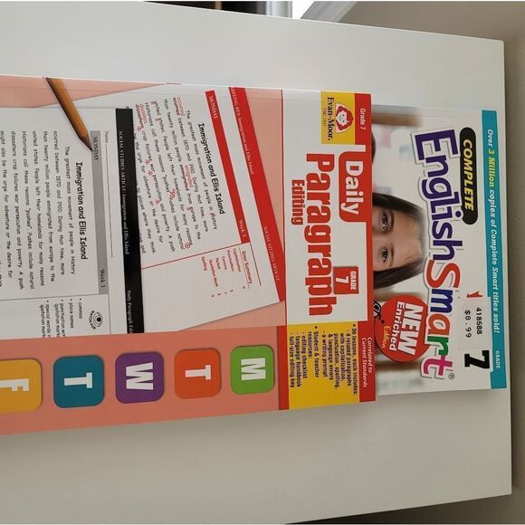 English Workbooks Grade 7 ELA Workbooks Educational Resources - Set of 2 #0370 - Picture 2 of 12